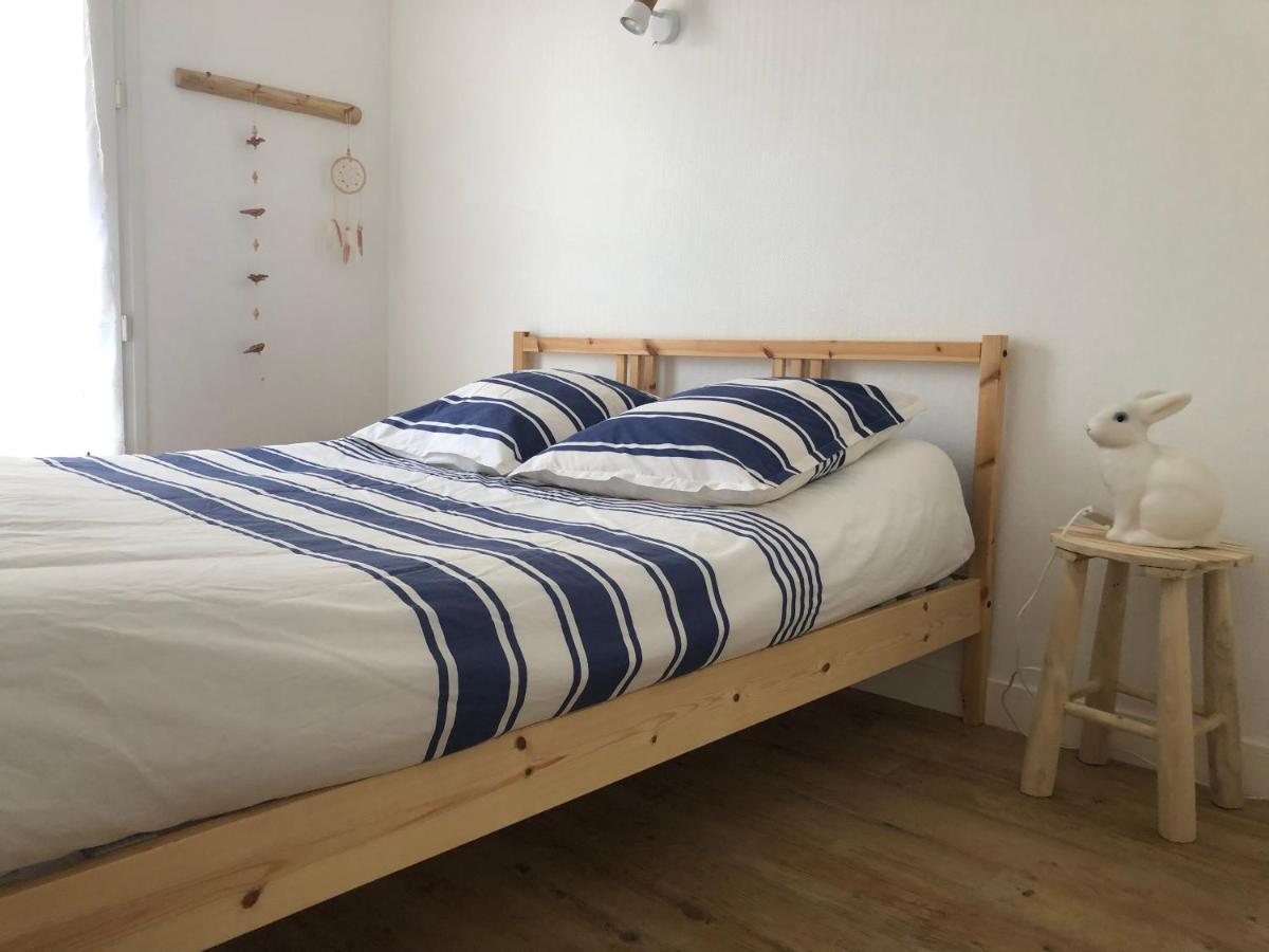 Bel Appartement En Rez-De-Jardin A 100M Des Plages 圣纳泽尔 外观 照片